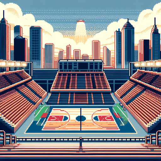 remove the highlighted basketball baskets, or make them low contrast.