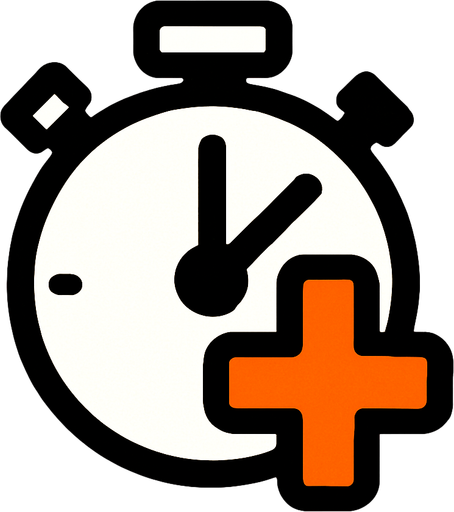 extra time powerup.
In-Game asset.  2d.  High contrast.  No shadows