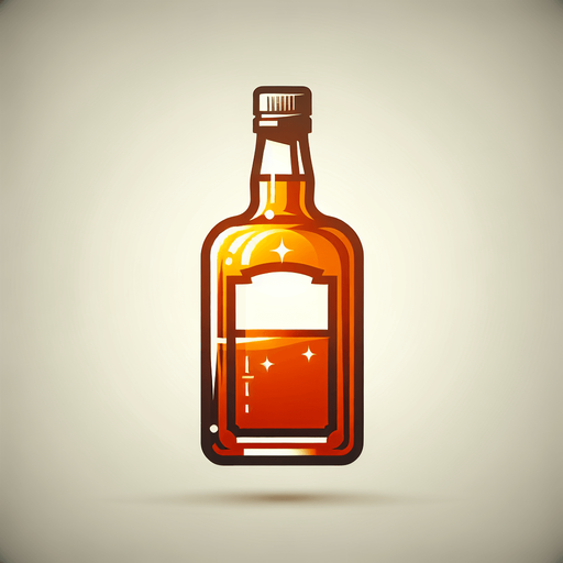 western bottle of whiskey..
Single Game Texture. In-Game asset. 2d. Blank background. High contrast. No shadows.