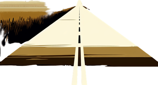 I need a road as a background of the game, with a home in the horizon. 

Single Game Texture. In-Game asset. 2d. Blank background. High contrast. No shadows..
Single Game Texture. In-Game asset. 2d. Blank background. High contrast. No shadows.