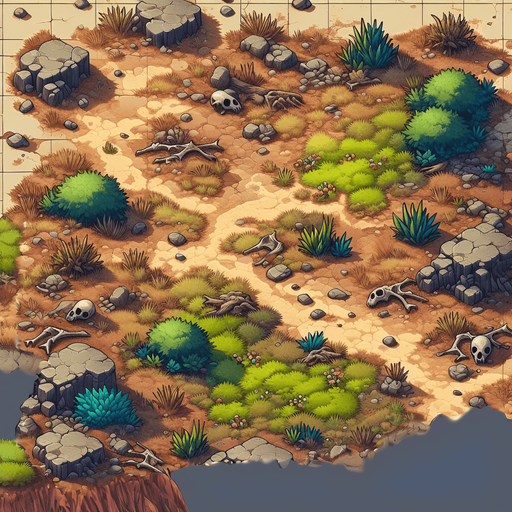 Added more scenery such as cliffs