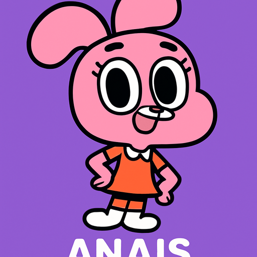 anais.
In-Game asset.  2d.  High contrast.  No shadows