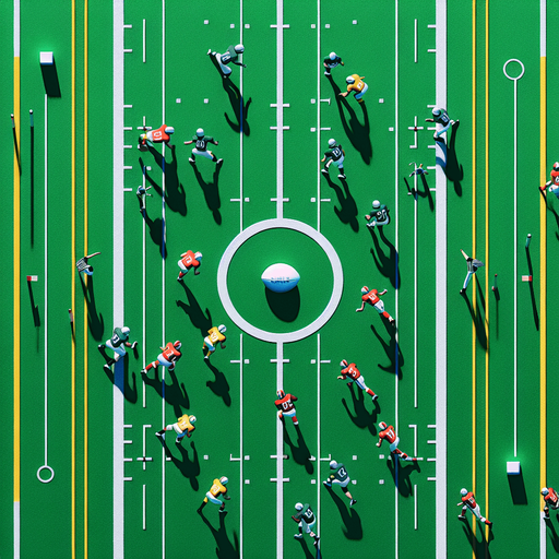 Football.
Single Game Texture. In-Game asset. 2d. Blank background. High contrast. No shadows.