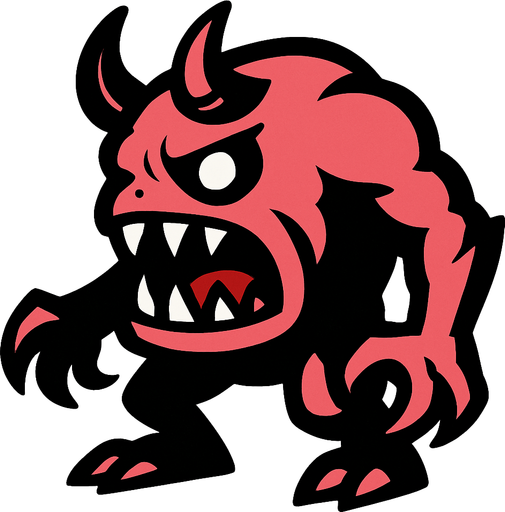 enemy.
In-Game asset.  2d.  High contrast.  No shadows