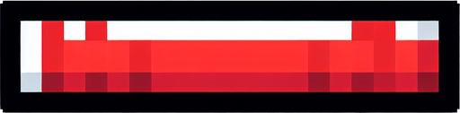 Create a plain red health bar
Single Game Texture. In-Game asset. 2d. Blank background. High contrast. No shadows.