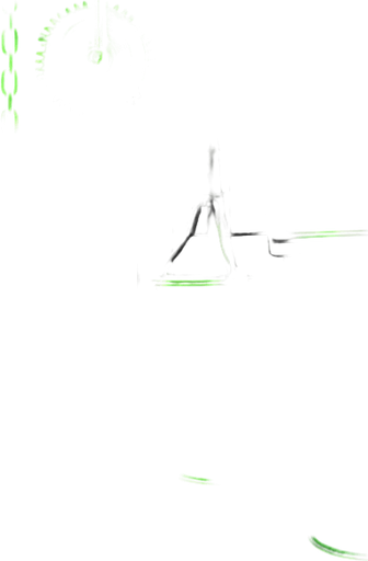 3D green horror torturing room from saw movie without chair.
In-Game asset.  High contrast.  No shadows. 3D