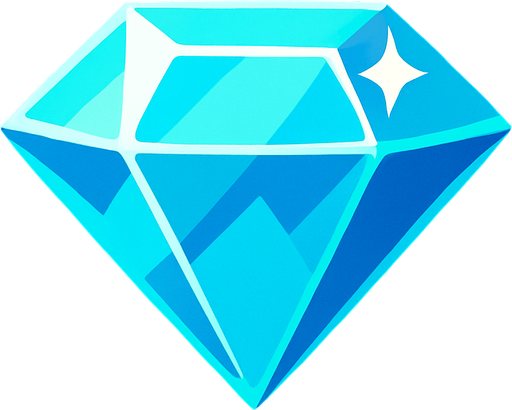 diamond.
In-Game asset.  2d.  High contrast.  No shadows