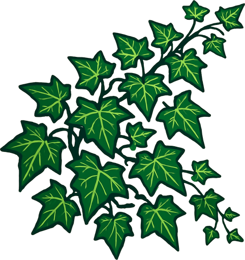 Ivy.
In-Game asset.  2d.  High contrast.  No shadows