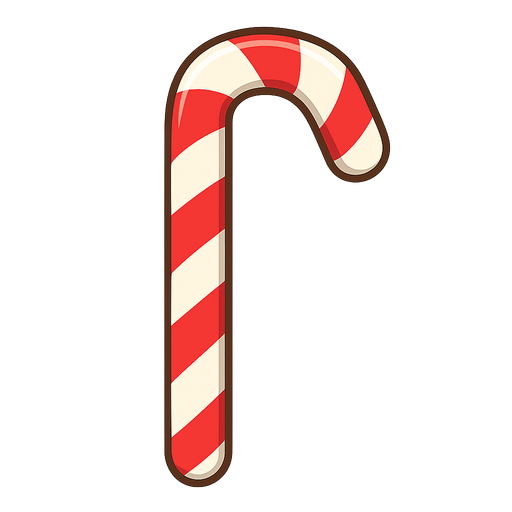 stick candy. No background. Transparent background. Blank background. No shadows. 2d. In-Game asset. flat