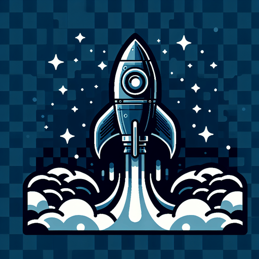 Rocket.
Single Game Texture. In-Game asset. 2d. Blank background. High contrast. No shadows.