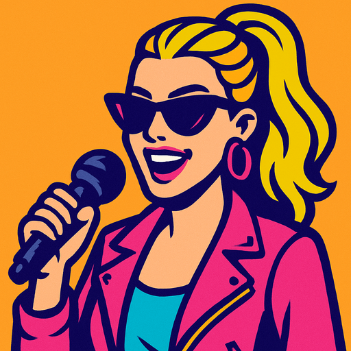 popüler popçu.
In-Game asset.  2d.  High contrast.  No shadows