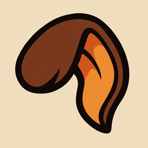 Dog ear.
In-Game asset.  2d.  High contrast.  No shadows