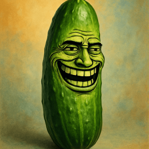 photo of a cucumber meme