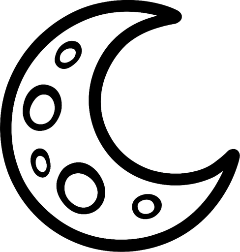 oyunlardaki beyaz ay.
In-Game asset.  2d.  High contrast.  No shadows