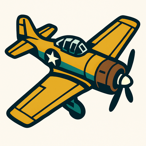 warplane.
In-Game asset.  2d.  High contrast.  No shadows