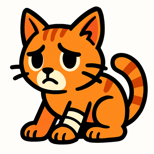 casus kedi.
In-Game asset.  2d.  High contrast.  No shadows