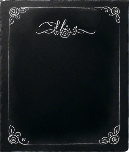 Top Title "ELIXIR" handwritten in chalk