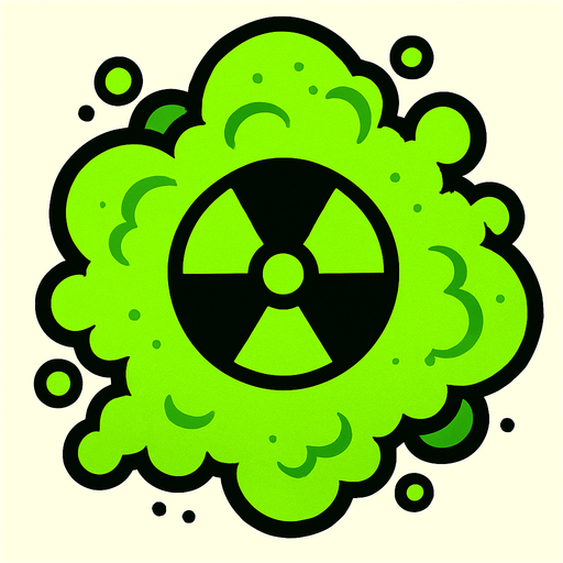 the green fatal gas.
In-Game asset.  2d.  High contrast.  No shadows. real
