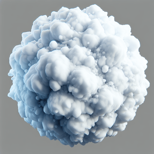 big snowball.
Single Game Texture. In-Game asset. 2d. Blank background. High contrast. No shadows.