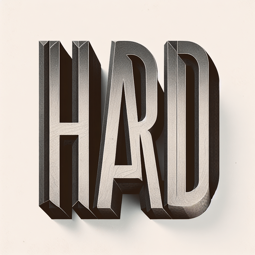 Hard text.
A text that says Hard