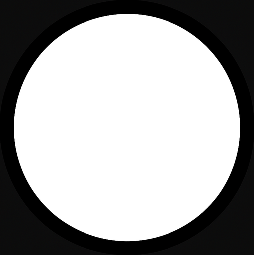 small white ball.
In-Game asset.  2d.  High contrast.  No shadows