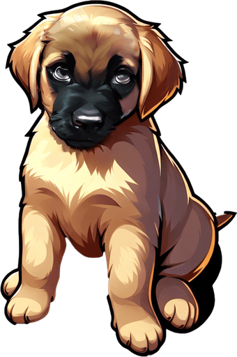 crying puppy. eyes are smaller. crying expression. tears on one eye.