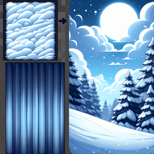 a snow.
Single Game Texture. In-Game asset. 2d. Blank background. High contrast. No shadows.