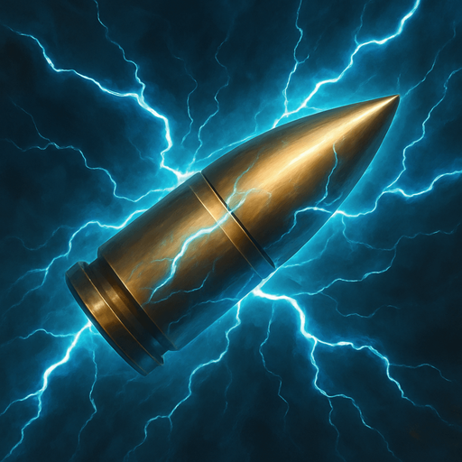lightning bullet top view