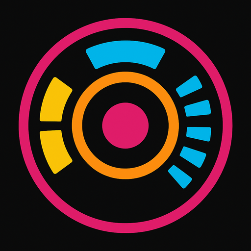 Beat rithm circle.
In-Game asset.  2d.  High contrast.  No shadows