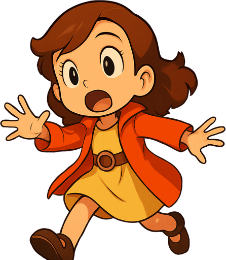 Little girl gets sucked into a wormhole back in time