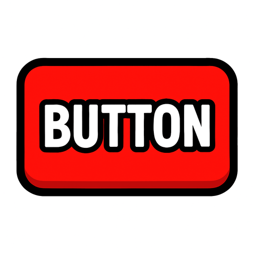 Button red.
In-Game asset.  2d.  High contrast.  No shadows