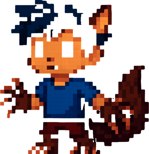 Garras de lobo, pixelart