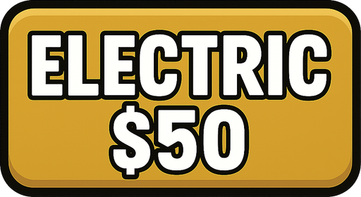 Make button gold and say electric $50