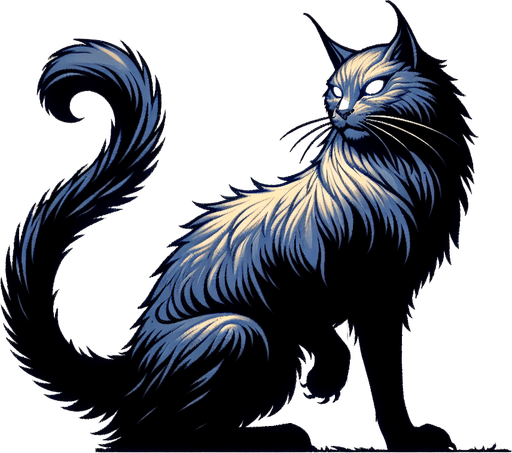 A good but dangerous cat. Warcraft 3 art..
Single Game Texture. In-Game asset. 2d. Blank background. High contrast. No shadows.
