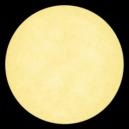 Un círculo amarillo claro realista.
In-Game asset.  2d.  High contrast.  No shadows. Realista