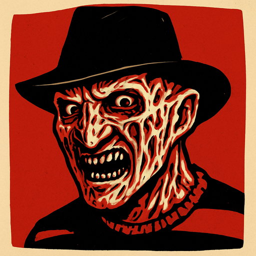 freddy krueger scary head.
In-Game asset.  2d.  High contrast.  No shadows