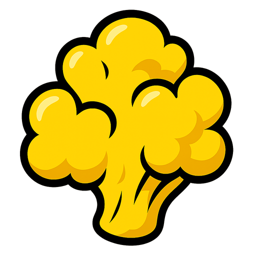 Super popcorn yellow.
In-Game asset.  2d.  High contrast.  No shadows