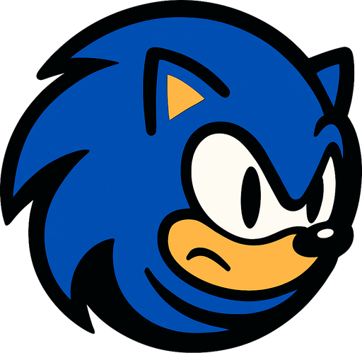make sonic into ball form.
In-Game asset.  High contrast.  No shadows. 2d