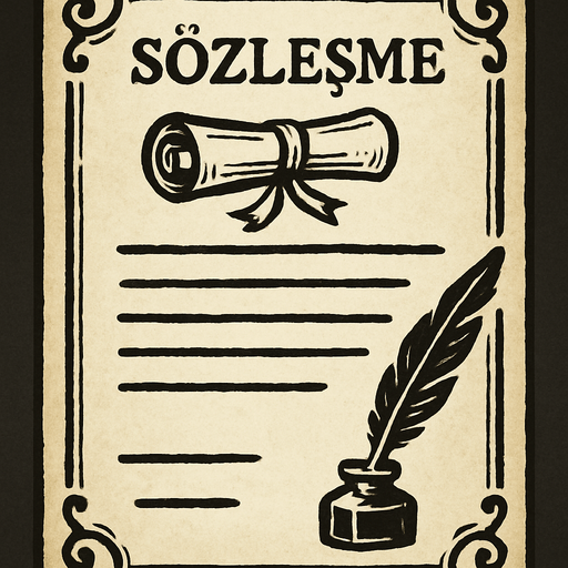 sözleşme kartı 1800 stilinde.
In-Game asset.  2d.  High contrast.  No shadows. 1800 old 2d