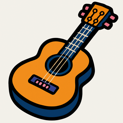 Guitar.
In-Game asset.  2d.  High contrast.  No shadows