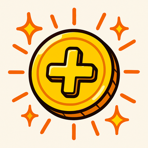 + gain coin effect.
In-Game asset.  2d.  High contrast.  No shadows