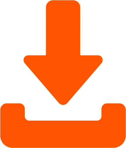 indirme logosu herhangi bir yazı olmayacak 2d.
In-Game asset.  2d.  High contrast.  No shadows