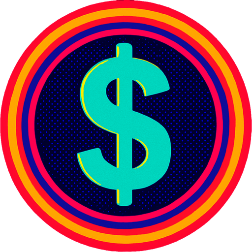 Replace the knife and fork with a dollar symbol.