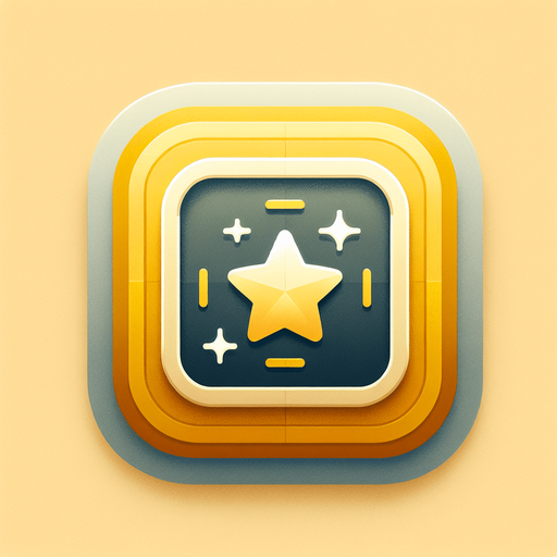 A square app store icon with rounded edges, designed for a WIN screen app. The icon features a simple trophy or star symbol in the center, glowing softly to signify achievement. The background is a gradient of gold to yellow, giving the icon a celebratory yet minimalistic look.
Single Game Texture. In-Game asset. 2d. Blank background. High contrast. No shadows.