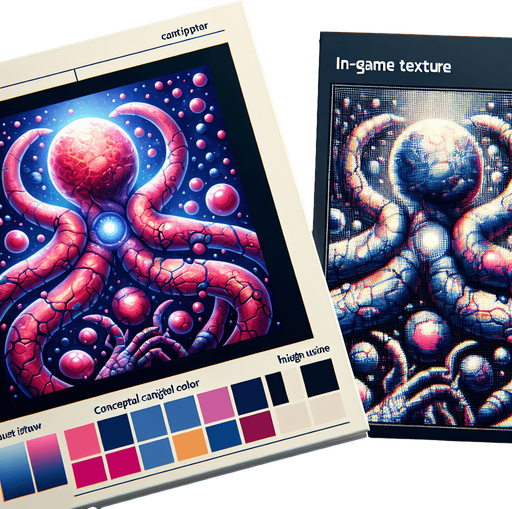 cancer entity piece on body.
Single Game Texture.  In-Game asset.  2d.  Blank background.  High contrast.  No shadows