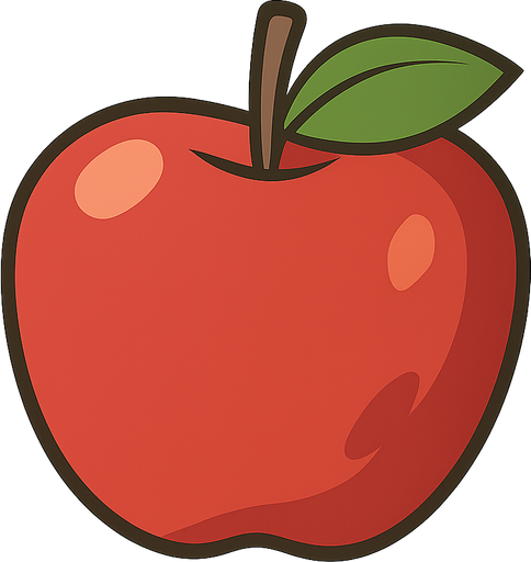 APPLE
. No background. Transparent background. Blank background. No shadows. 2d. In-Game asset. flat