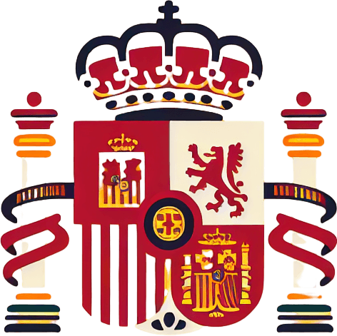 spain flag. simple. flat..
Single Game Texture. In-Game asset. 2d. Blank background. High contrast. No shadows.