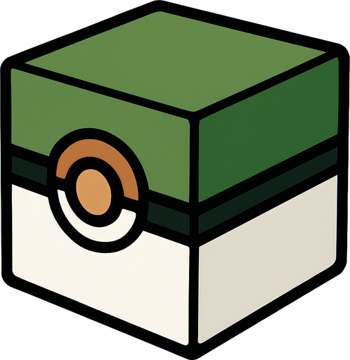 make a cube but like a pokeball and  make it for uncommon one make with green and white and bronze but do diffrently.
In-Game asset.  2d.  High contrast.  No shadows