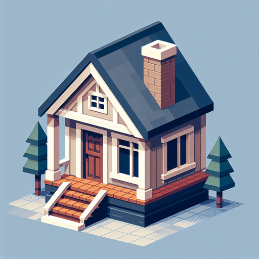 house，low geometry style.
Single Game Texture. In-Game asset. 2d. Blank background. High contrast. No shadows.