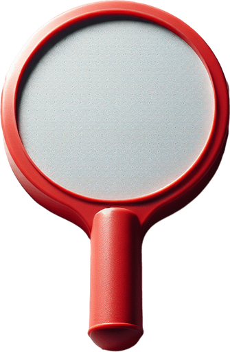 Air hockey paddle. Top view..